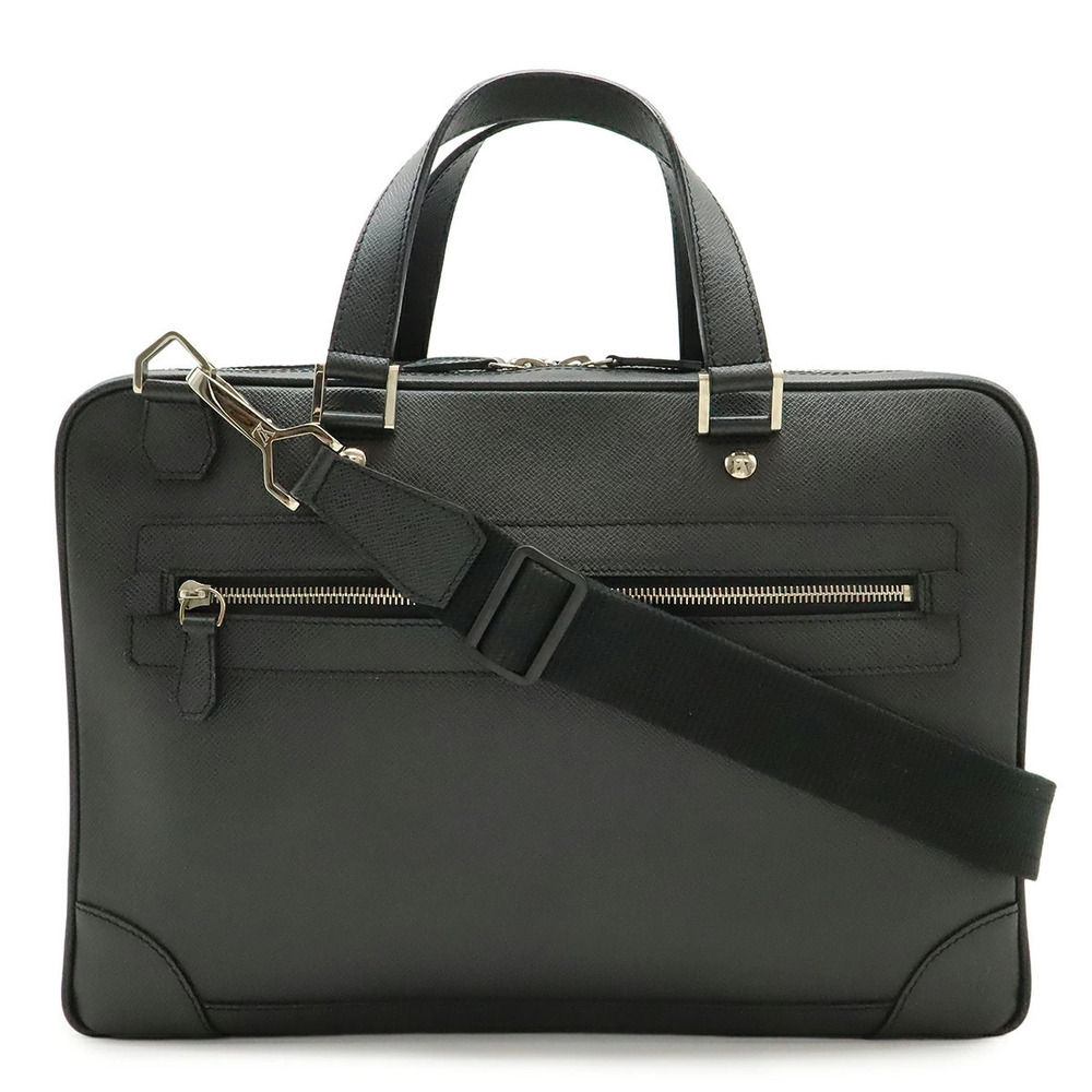 LOUIS VUITTON Taiga Alexander Business Bag Briefcase Shoulder Ardoise Black